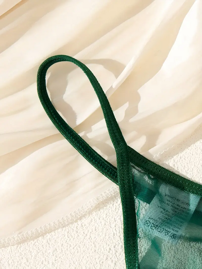 Women’s Sexy V-Neck Lace Nightgown – Backless Sleeveless Sleepwear