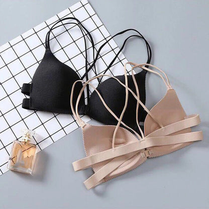 Women’s Front Closure Wire-Free Push-Up Bralette Buy 1 Get 1 Free